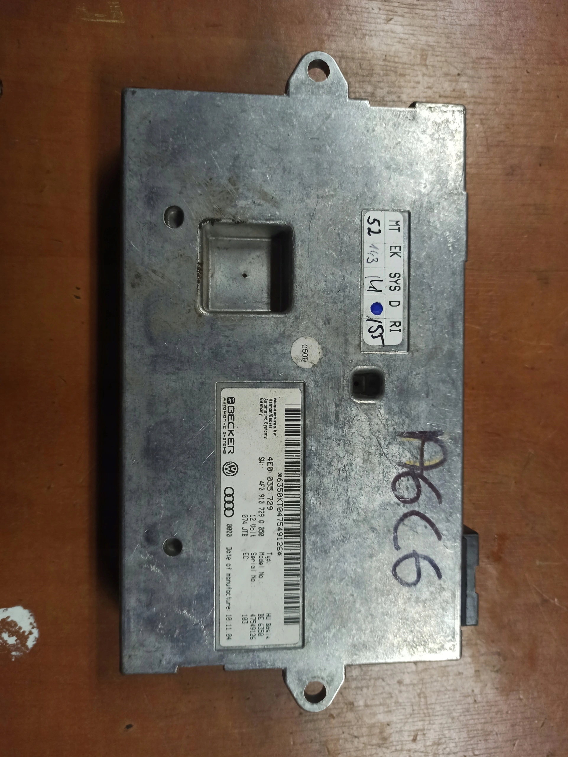 МОДУЛЬ MMI AUDI 4F0910729Q 4E0035729