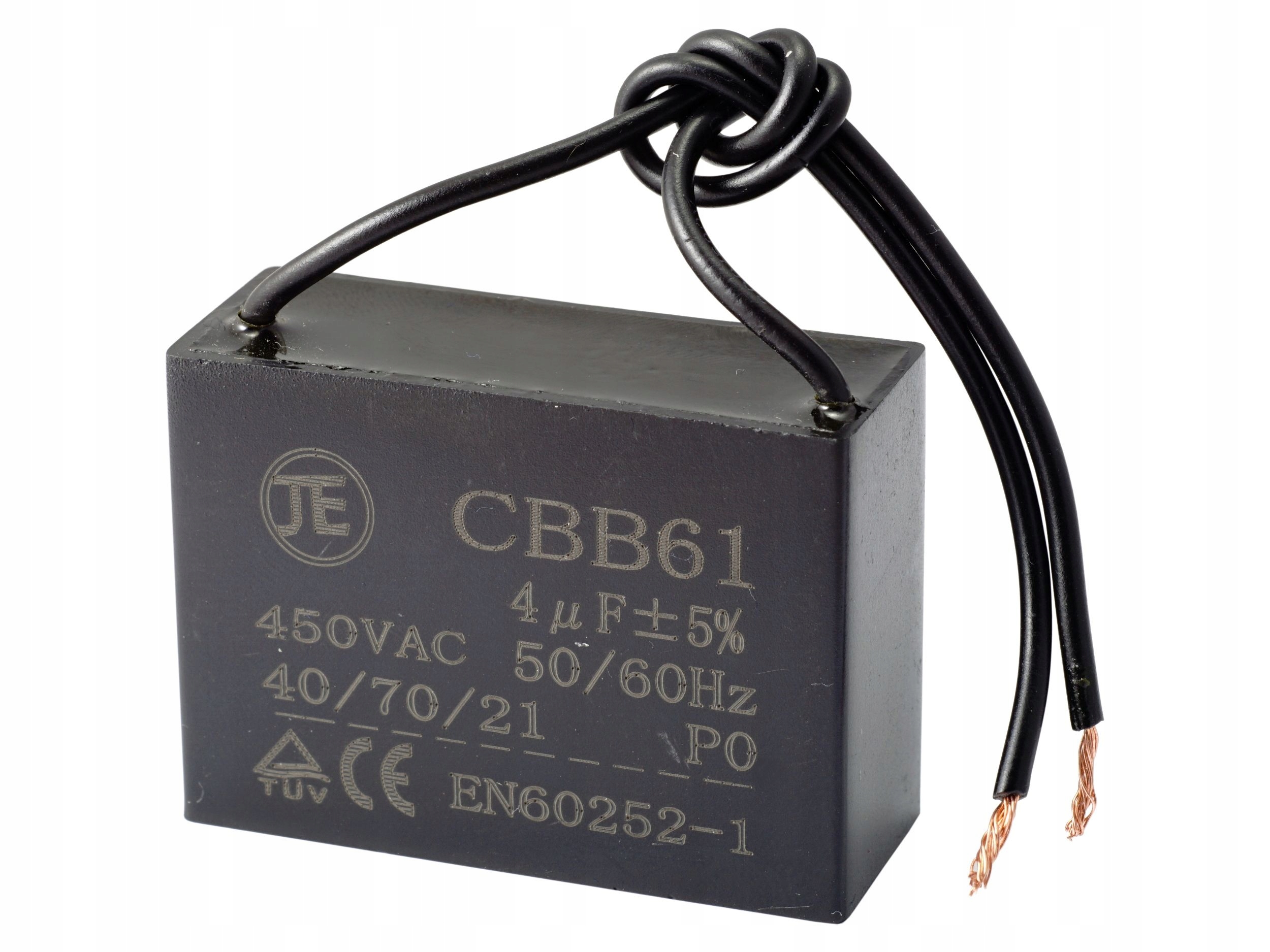 

Kondensator rozruchowy 1uF 450V CBB61