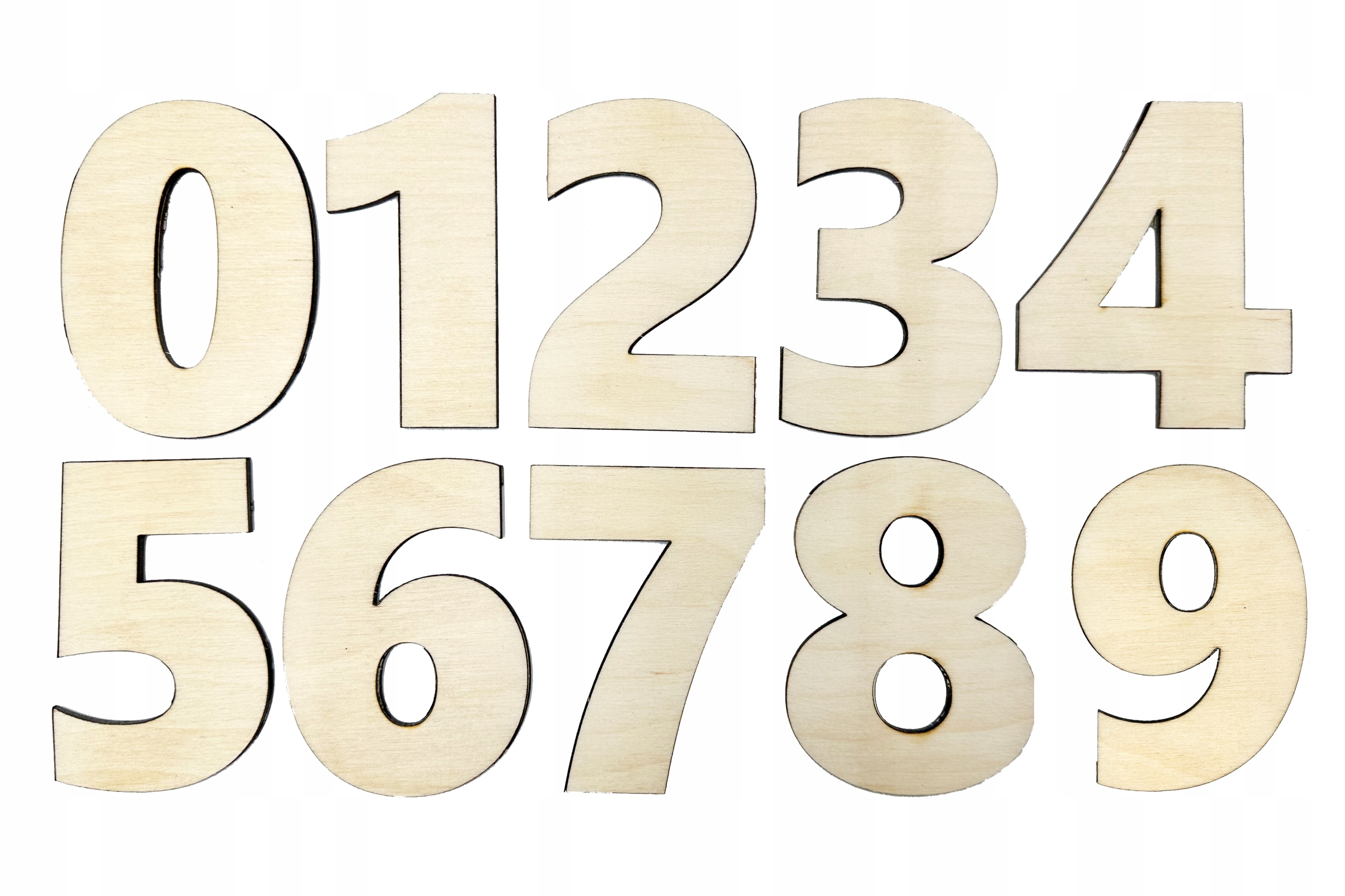 Cyfra 3 TRZY drewniana duża do zdjęć Do ozdabiania Kod producenta 3