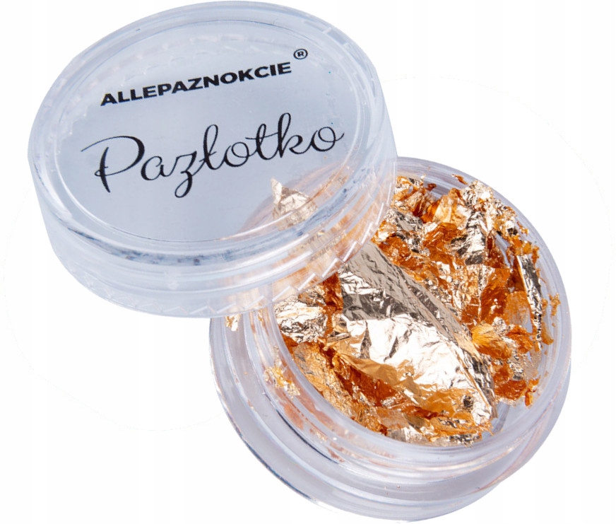 

Pazłotko mikrocieniutki Alu Płatki Goldilove zdobi