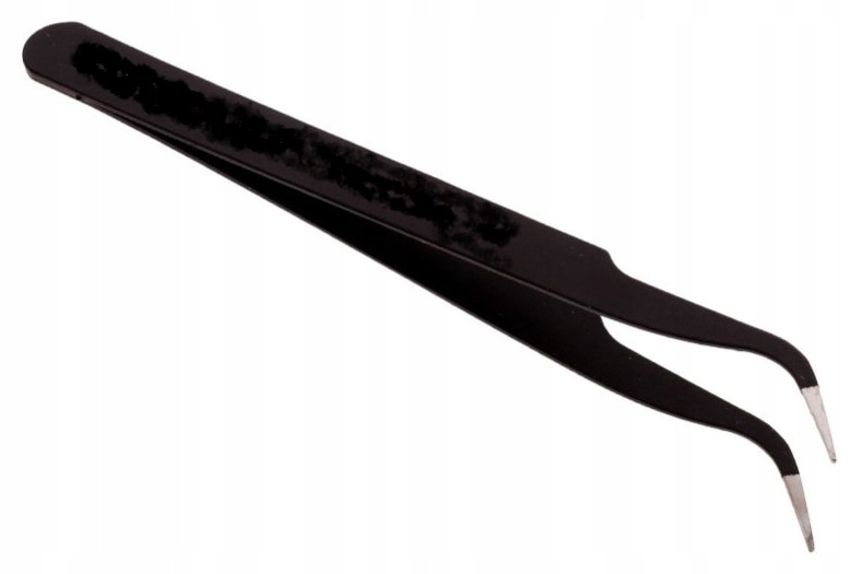 

Pęseta Penseta Do Rzęs Zdobień Wygięta