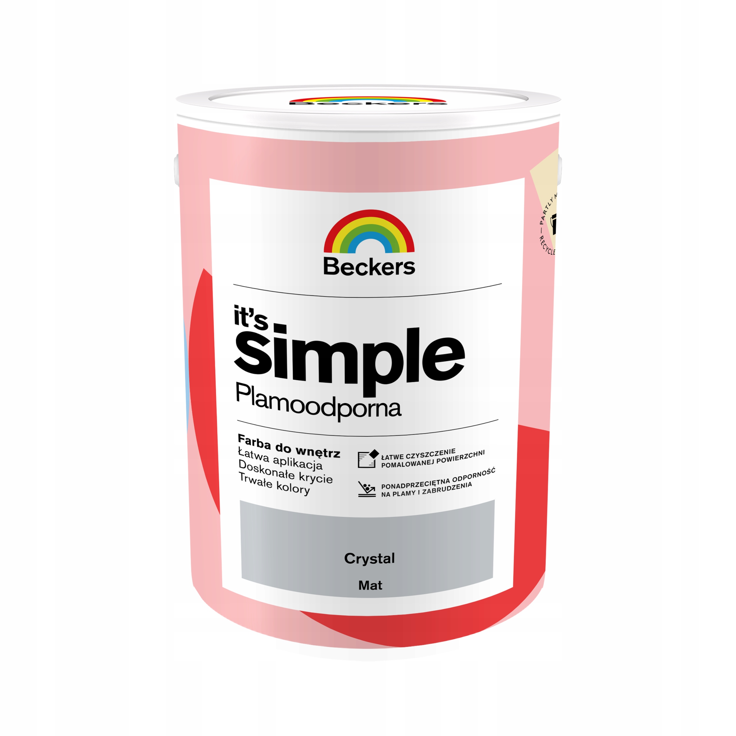 Beckers It's Simple Barva Odolná Proti Skvrnám Crystal 5L