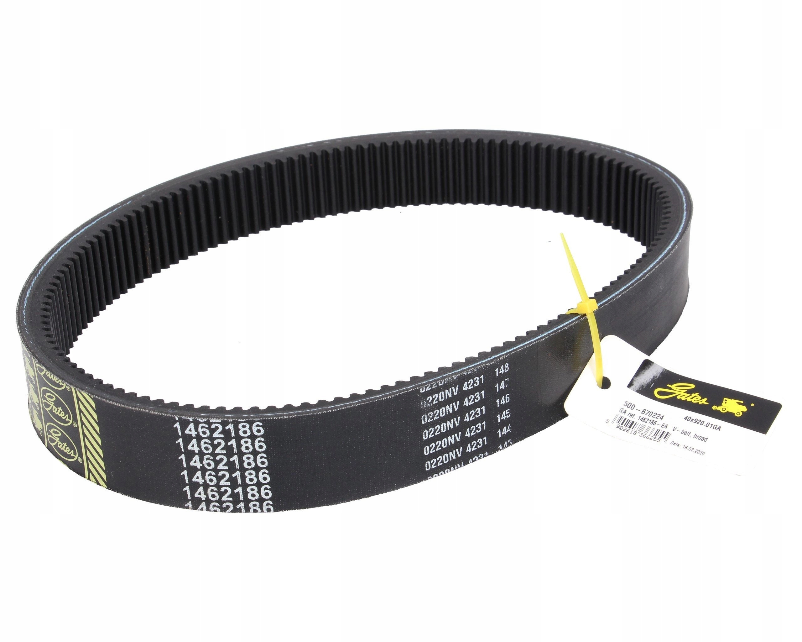 Klínový řemen 40x920 Claas 670224 Gates Agri