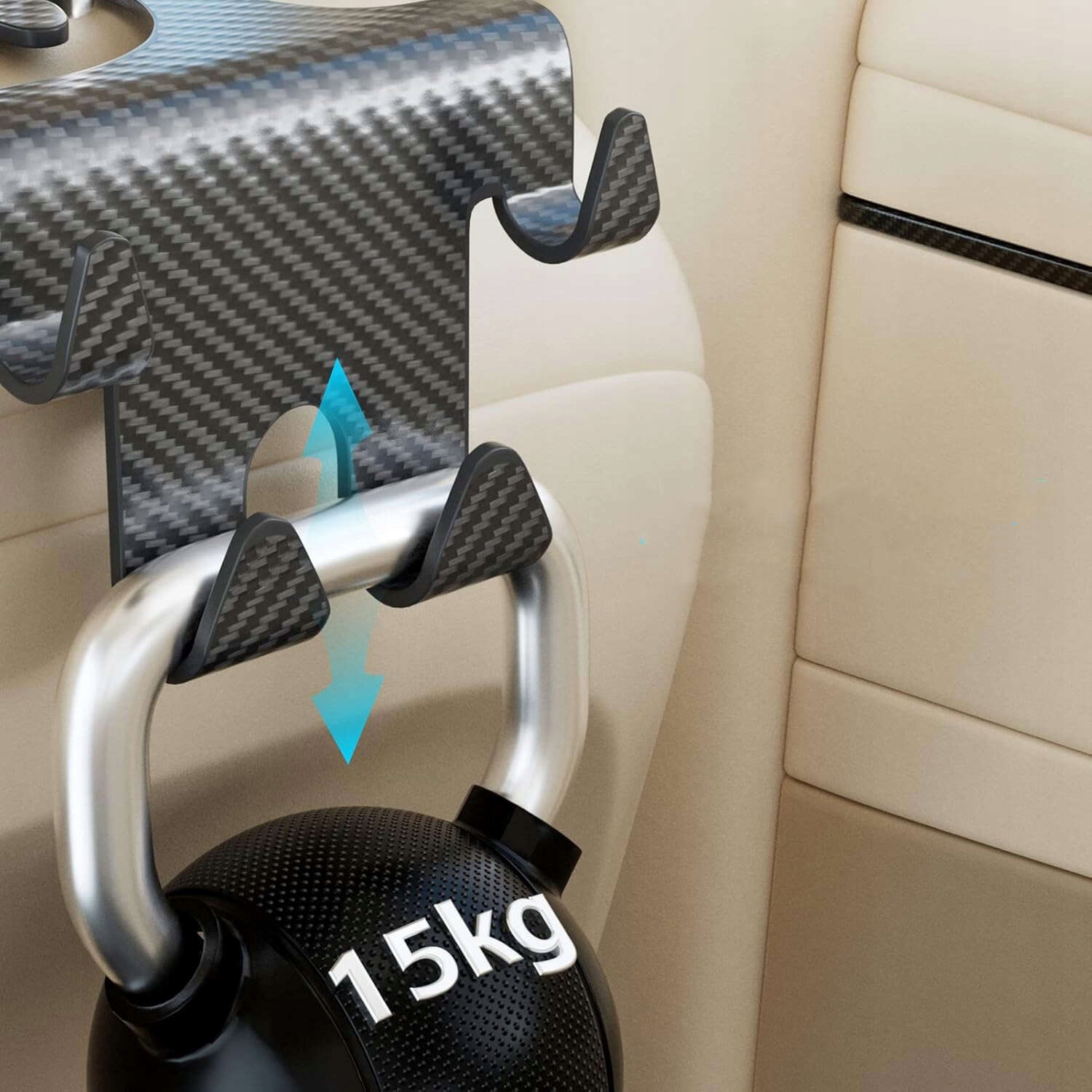 WIESZAK HAK UCHWYT DO SAMOCHODU AUTA NA ZAGŁÓWEK FOTEL NA ZAKUPY ZESTAW 2x Rodzaj wieszaki