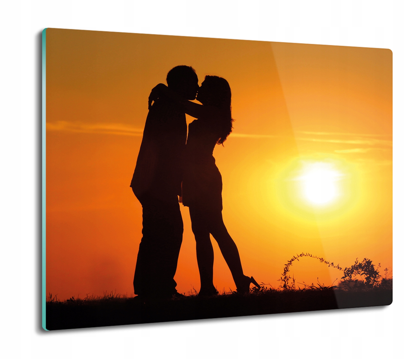 

Para zachód słońca 60x52 deska podkładka szklana