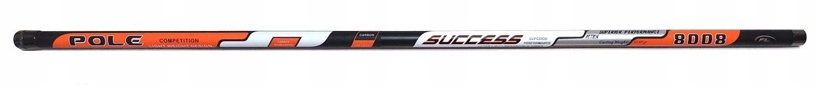 

Wędka Bat 8 m Akcja 30-60 g Carbon Success Carbon