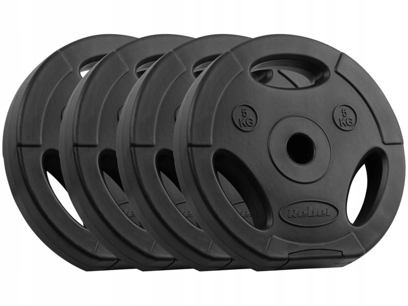Zestaw obciążeń Rebel Active RBA-2122 (4 x 5 kg)