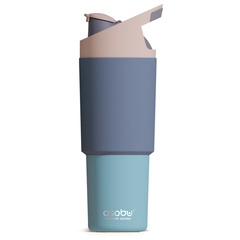 Asobu kubek termiczny Cosmic Pastel Blue 960ml Puramic