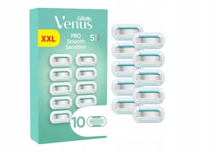Gillette Venus Pro Smooth Sensitive Wymienne Wkłady Do Maszynki 10 Szt