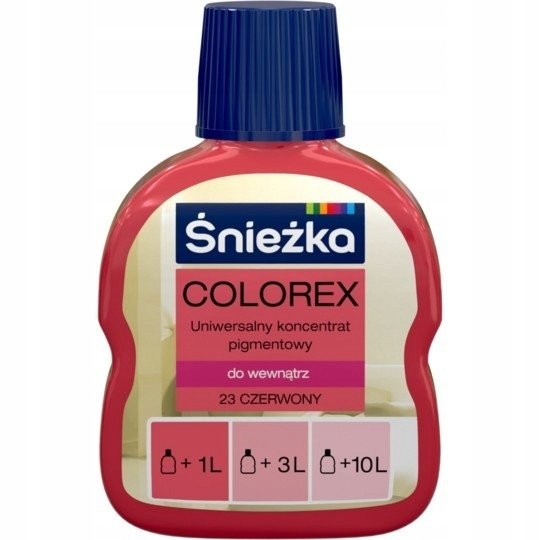 

Śnieżka Pigment Colorex 100ml Czerwony 23
