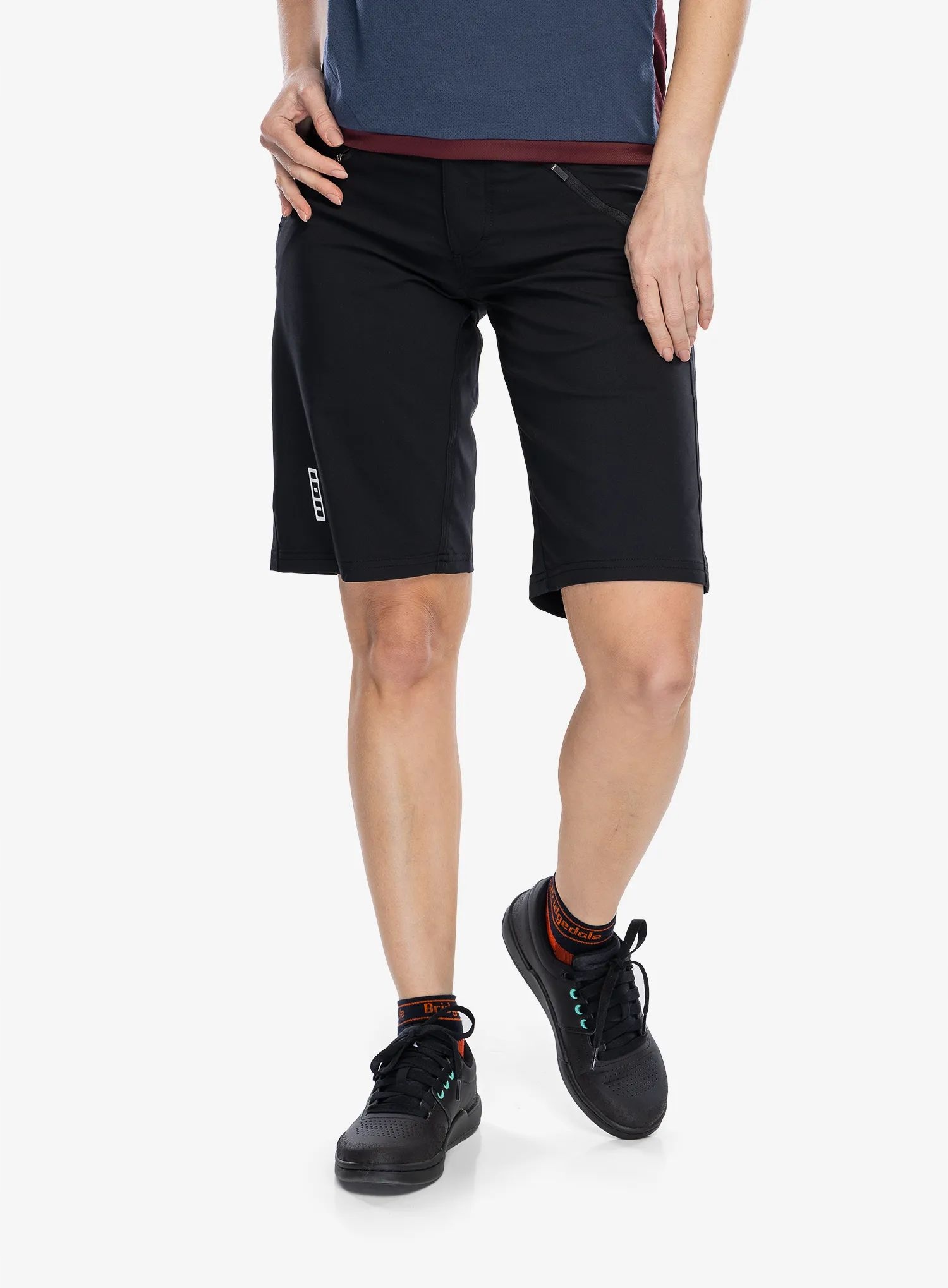 Dámské cyklistické Kraťasy Ion Logo černé M