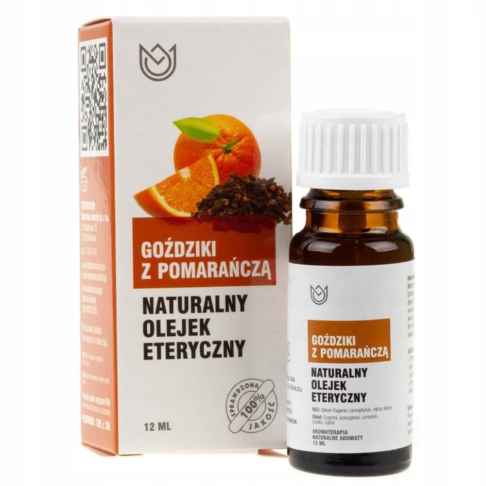 

Naturalne Aromaty Goździki Z Pomarańczą 100% 12ml
