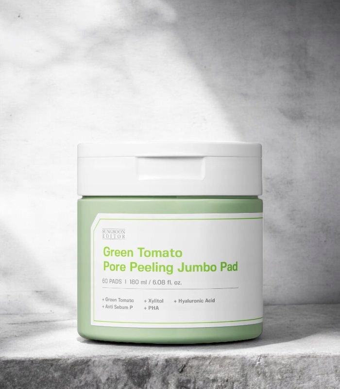 Sungboon Editor Green Tomato Pore Peeling Jumbo Pad 60ks/180ml