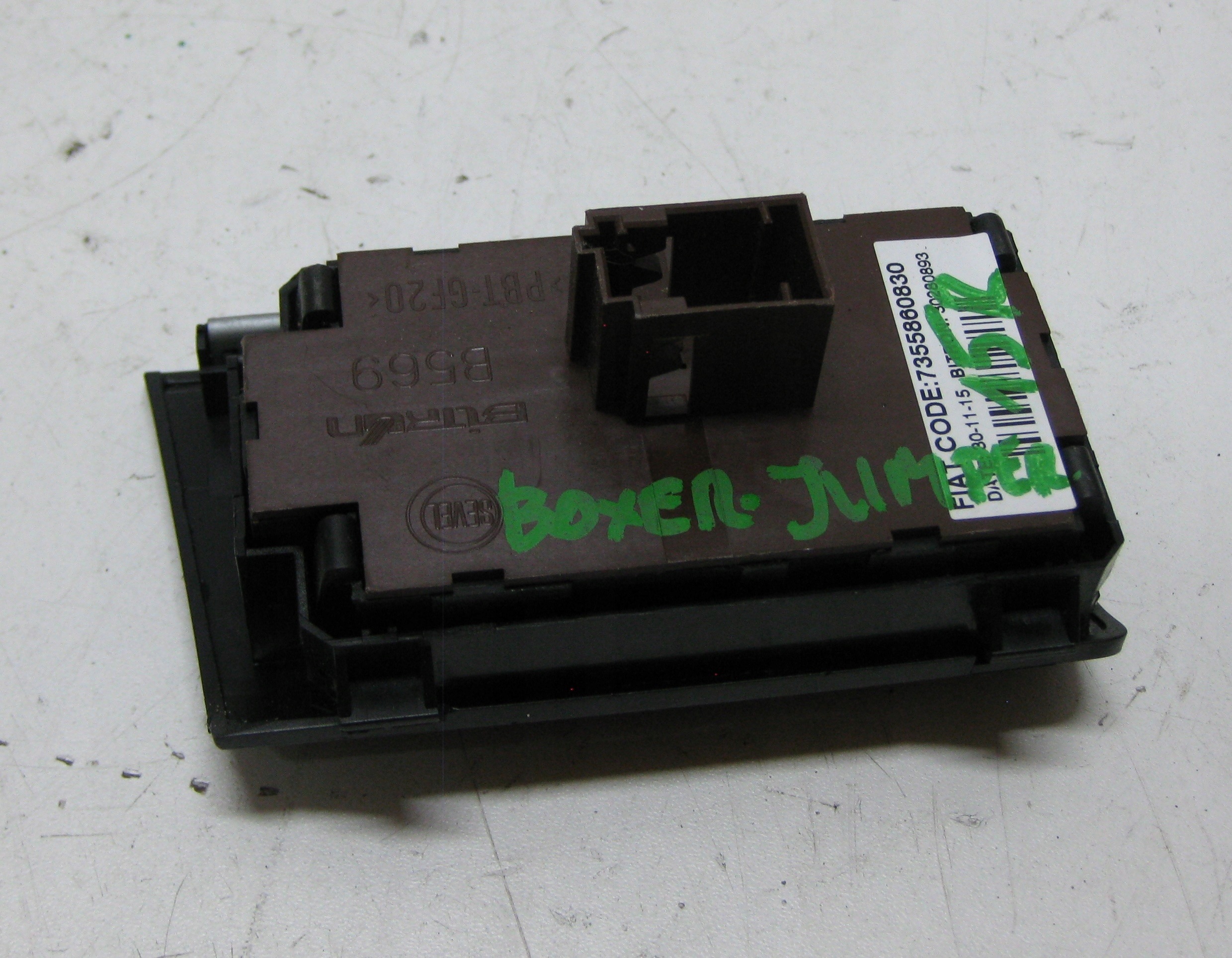JUMPER DUCATO BOXER LIFT III PANEL light switch 07355860840