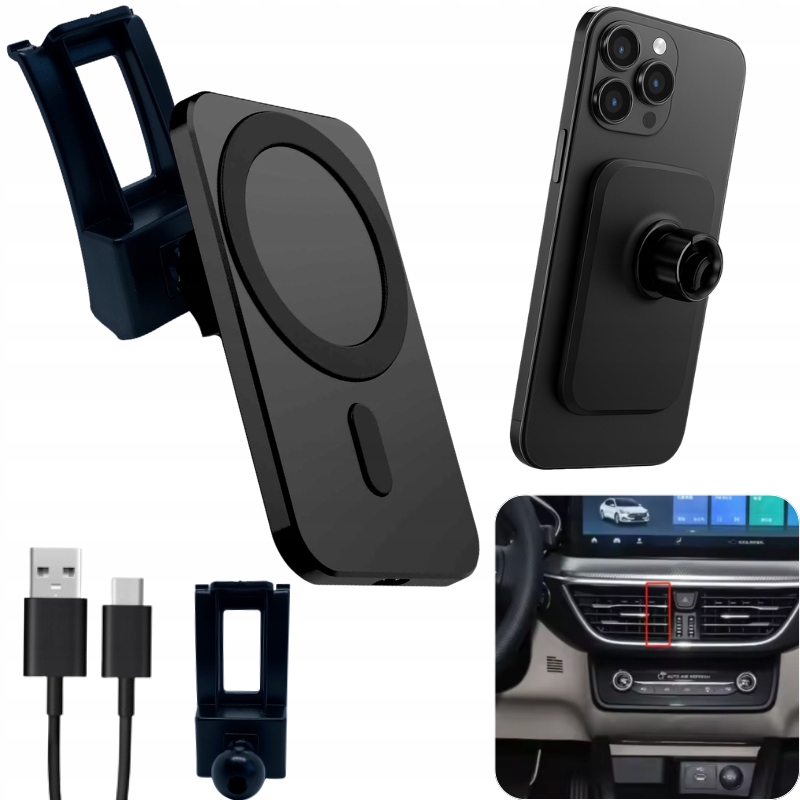 DEDYKOWANY UCHWYT NA TELEFON FORD FOCUS 2018-2021 ESCAPE 2019-2023 MAGSAFE