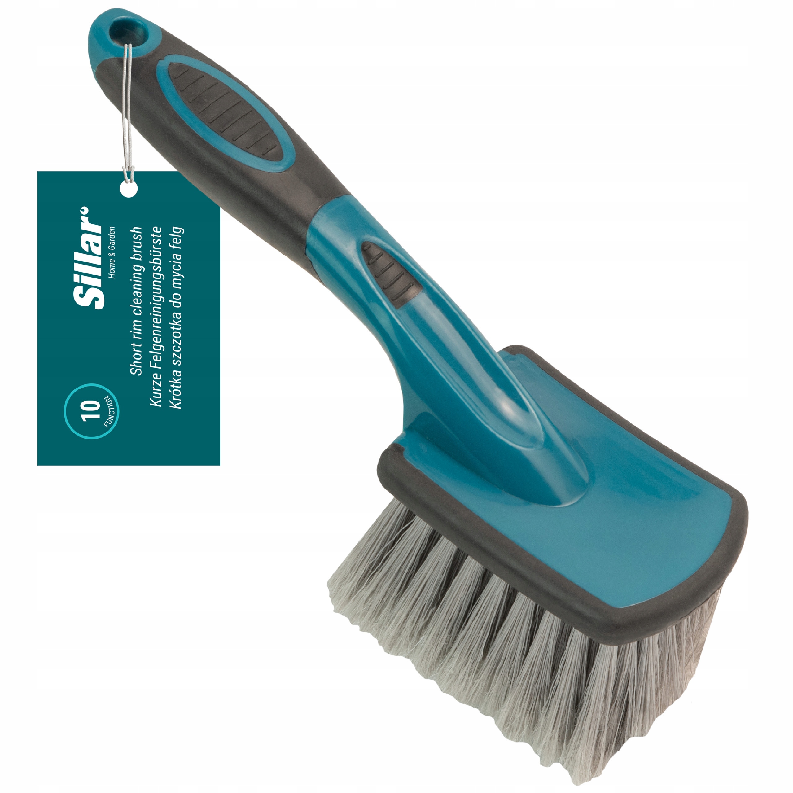 Szczotka mała Sillar do mycia czyszczenia auta samochodu kół opon felg