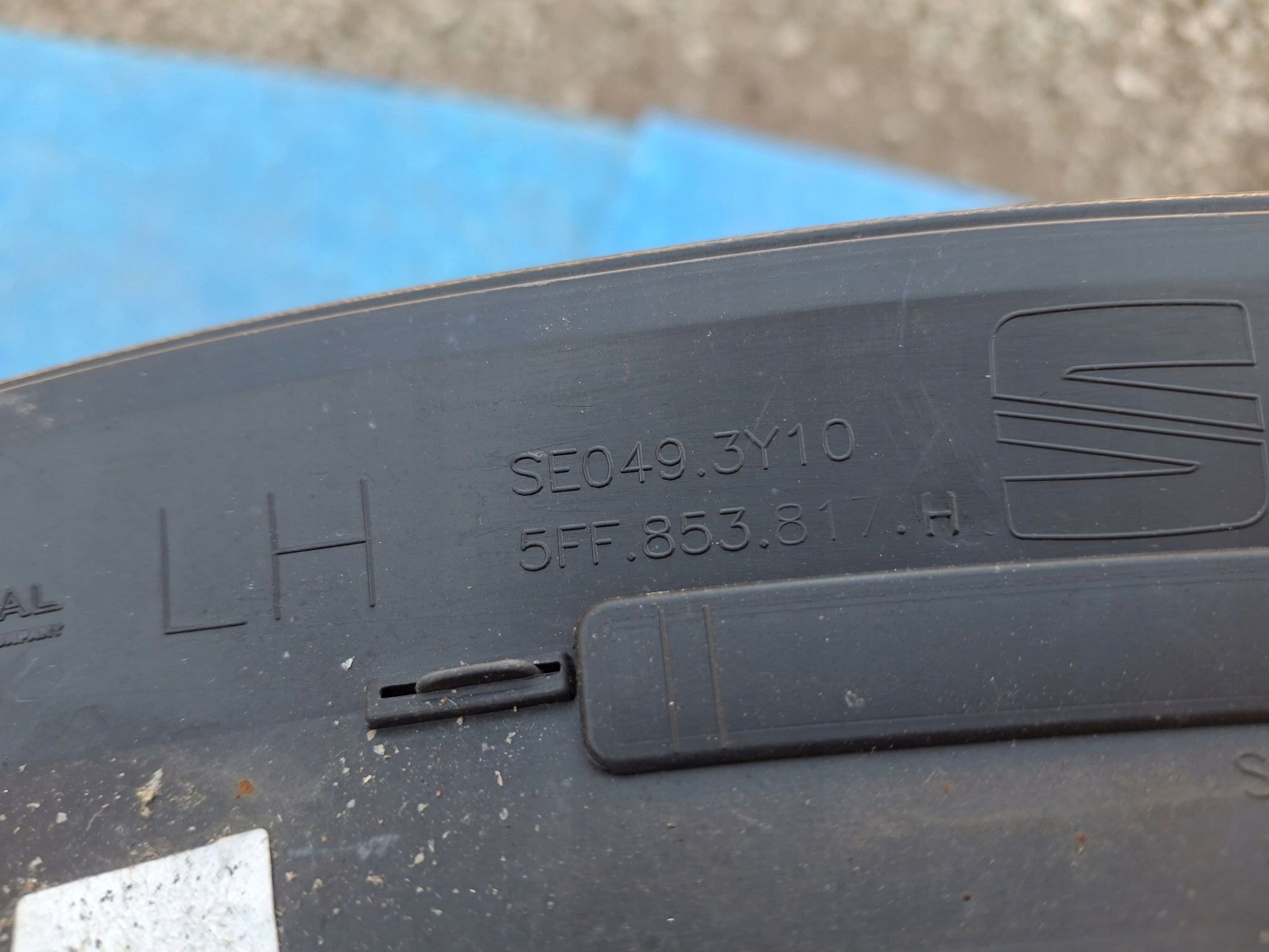 cap for fender left rear CUPRA FORMENTOR 2020R->
