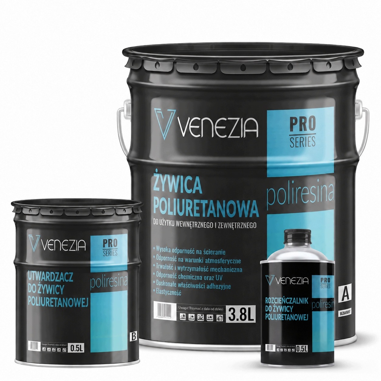 Żywica Poliuretanowa 40m2 Bezbarwna 7 Kg Farba Do Betonu Garażu Posadzki