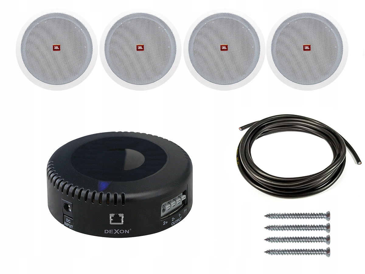 Stropní Reproduktory Jbl 4ks Zesilovač Bt Salon