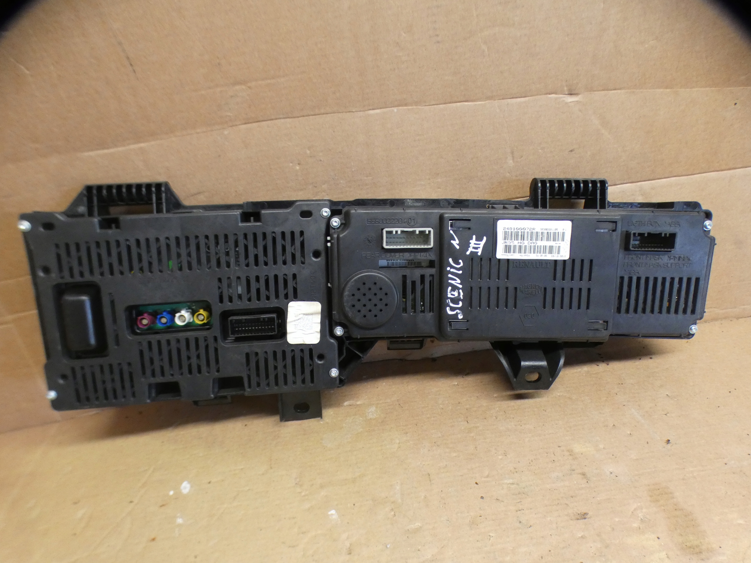 dials clock display 248100072R RENAULT SCENIC III 3