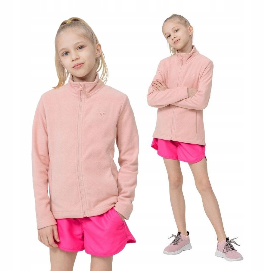 

Bluza dziewczęca 4F dziecięca polar sportowa