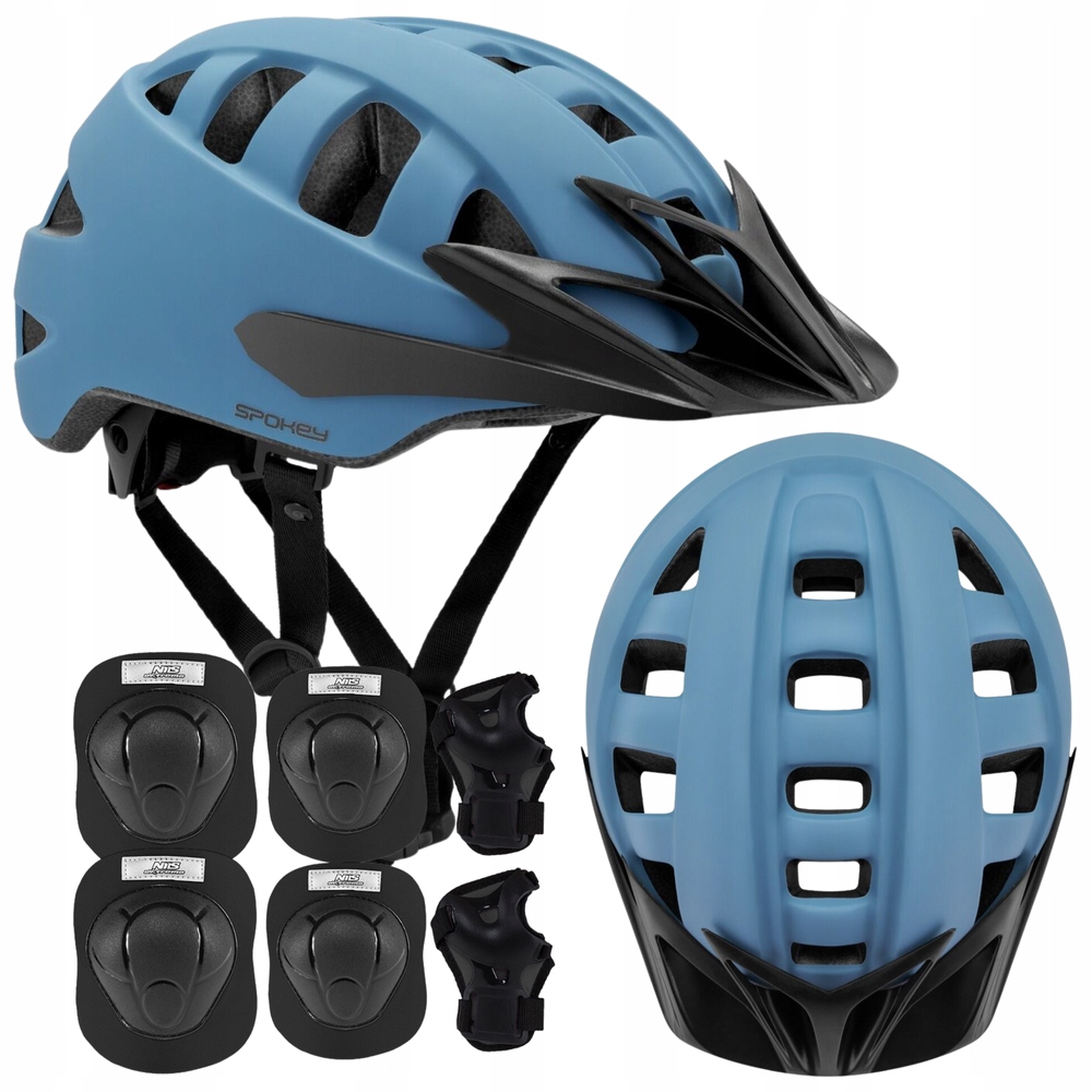 Helma na kolečkové brusle Městské kolo s regulací pro děti 55-58 cm chrániče M