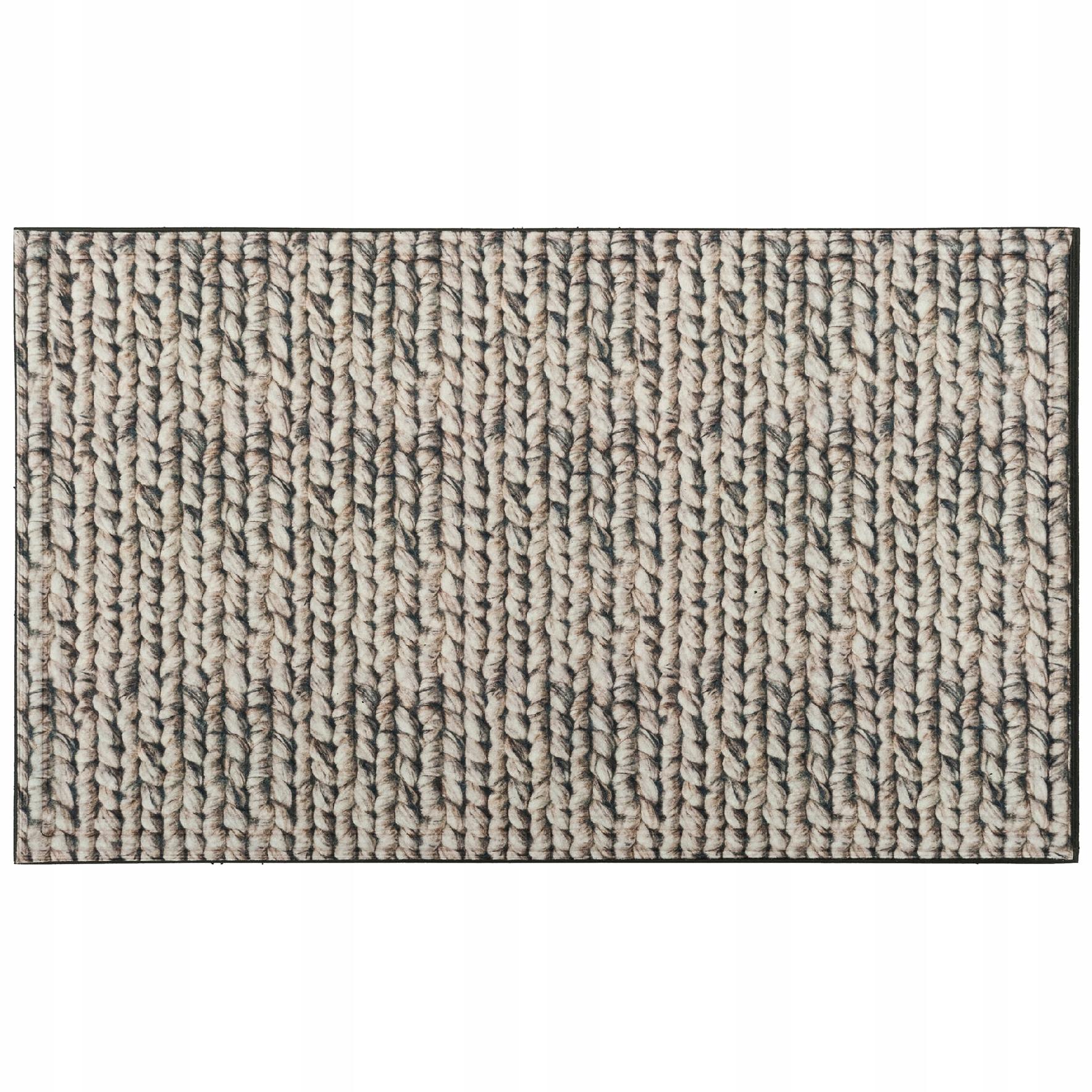 

Wycieraczka gumowa z nadrukiem 45x75 cm Plecionka