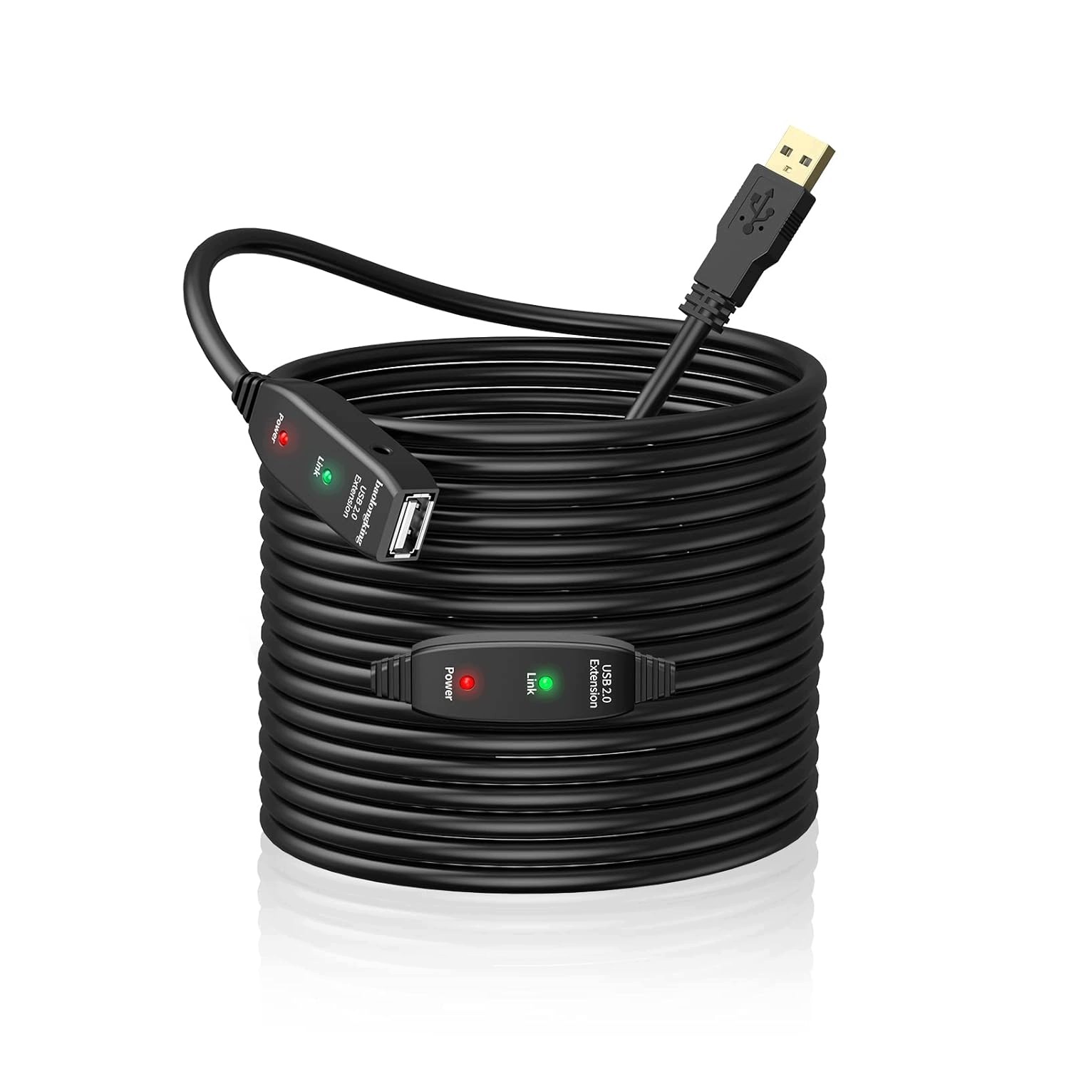 Predlžovač Usb 30 m; aktívny Usb 2.0 opakovač