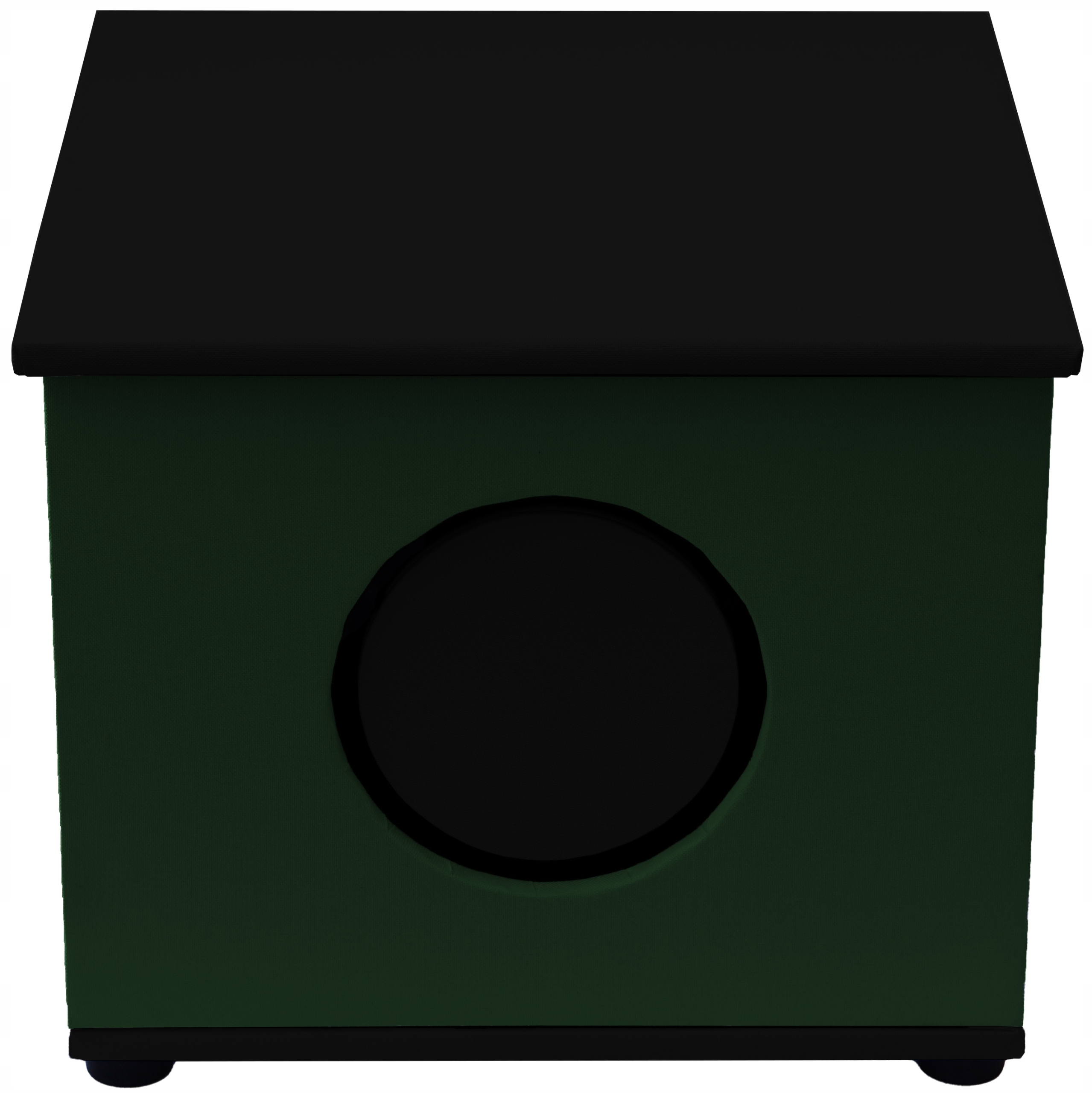 Levně Bouda pro kočky dvojitě zateplená, samočistící, bezúdržbová, Černá-zelená B