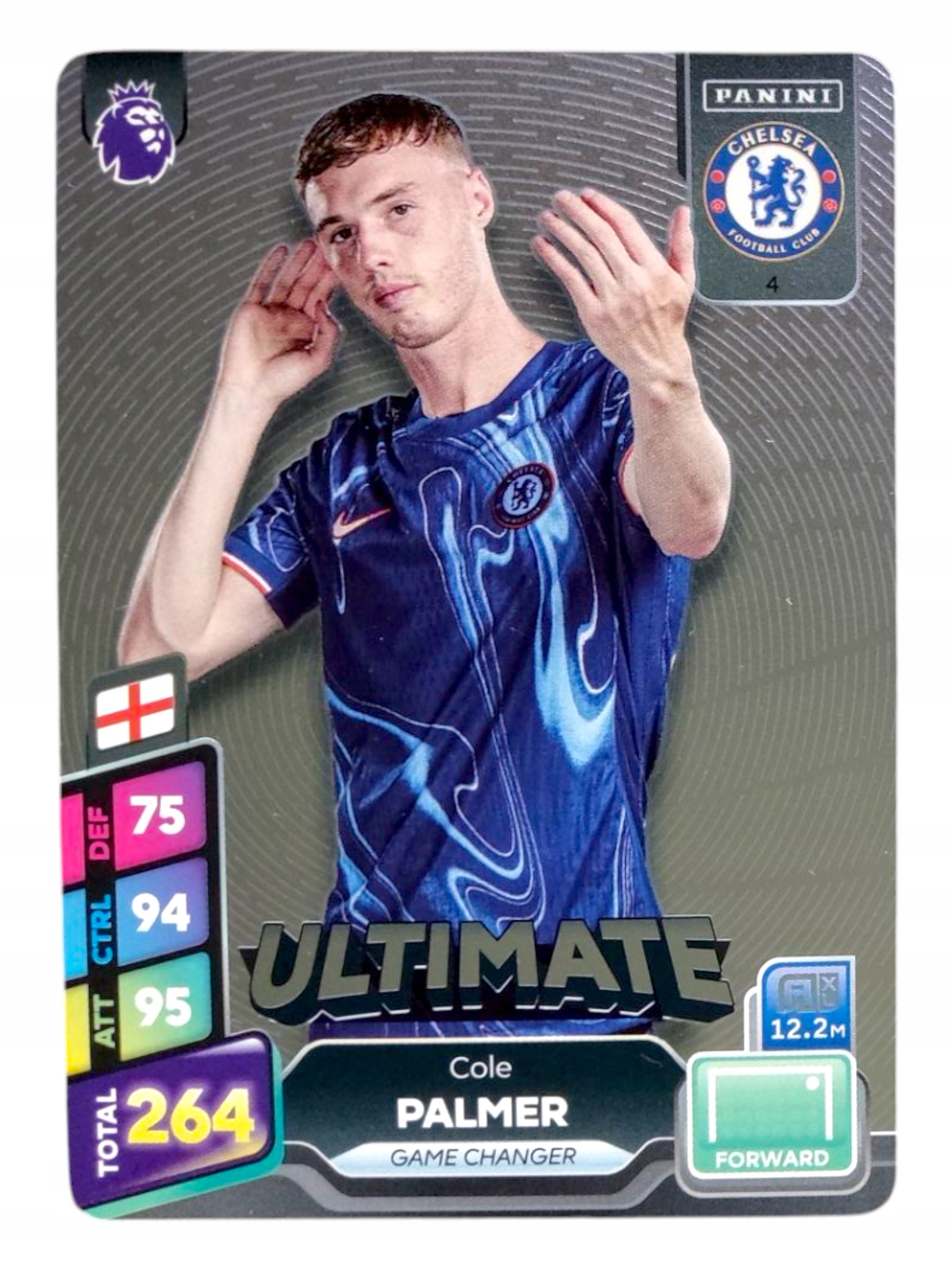 Panini Premier League Plus 2025 Ultimate 4 Cole Palmer Chelsea