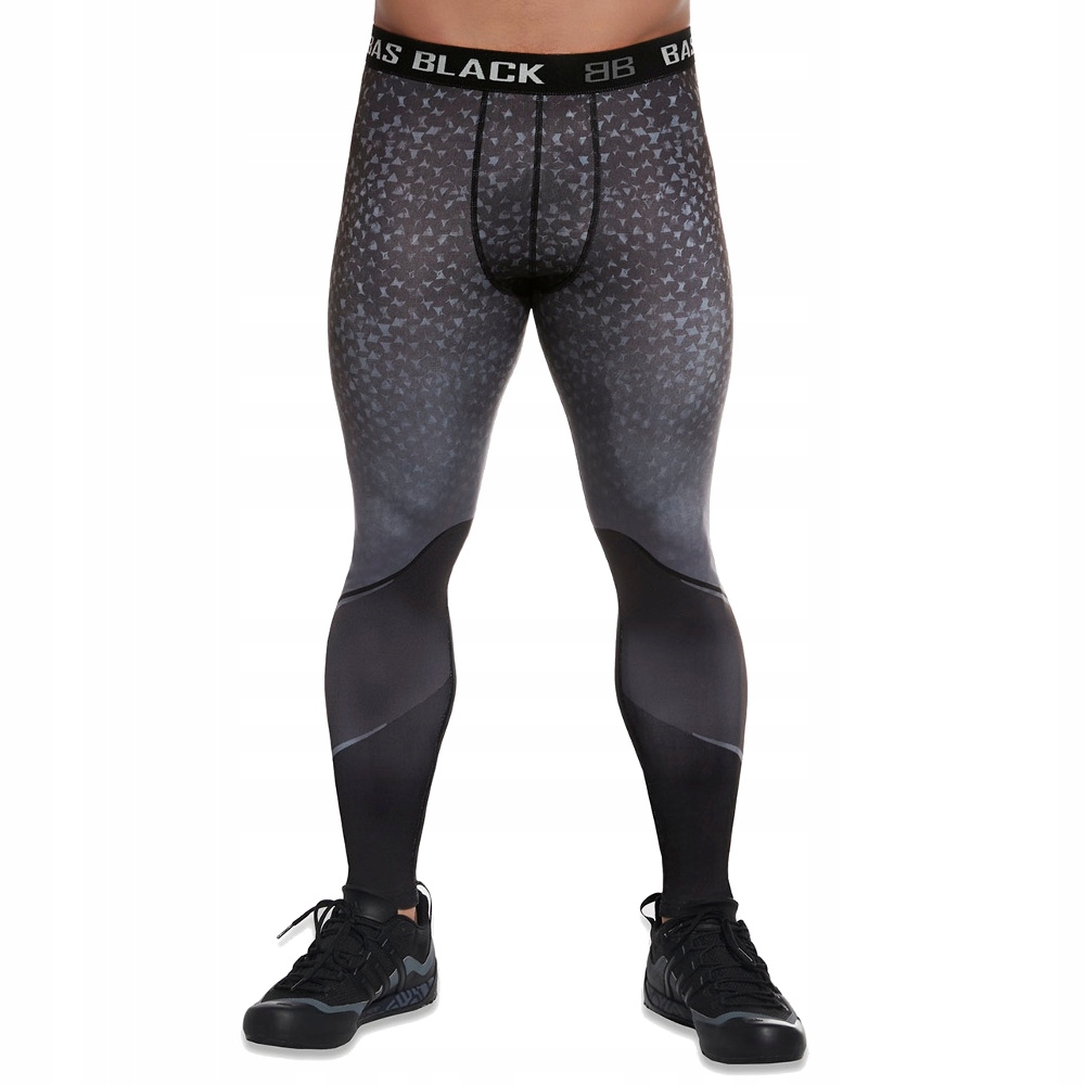 Legginsy sportowe męskie Bas Black Hardmen S