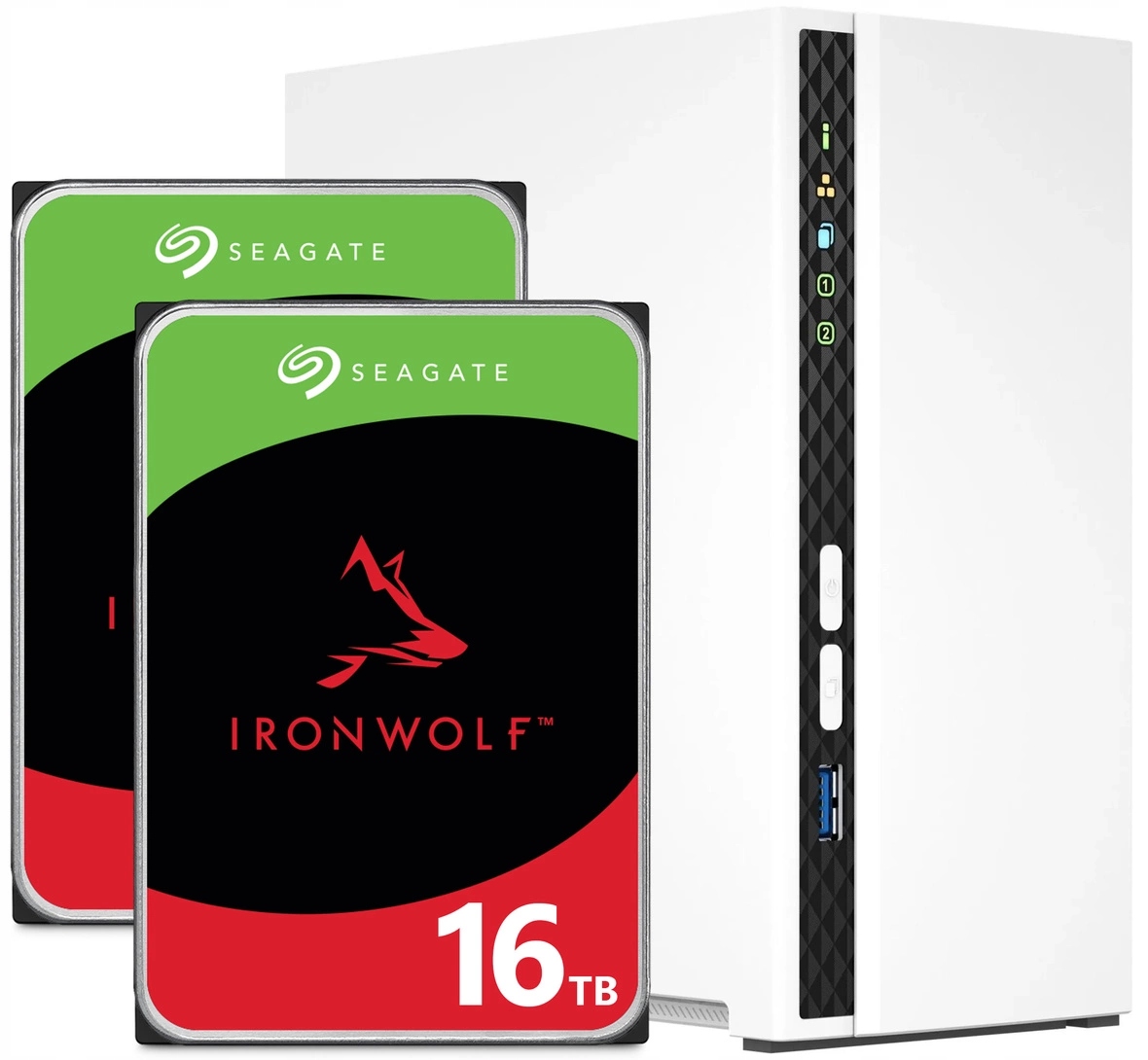Nas server Qnap TS-233 32TB (2x16TB) Seagate IronWolf