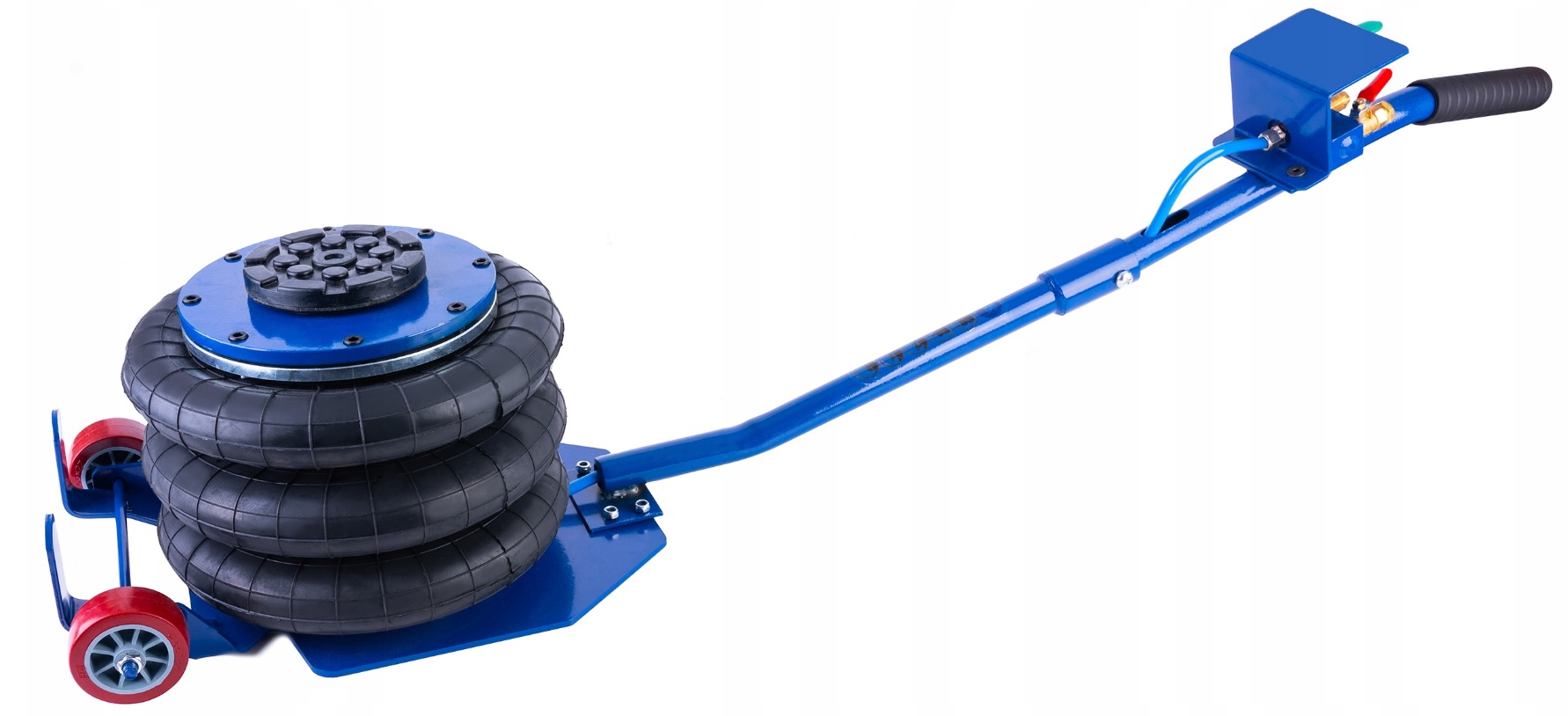 Přenosný hever polštářový zvedák s nosností 3 tuny a dlouhou rukojetí