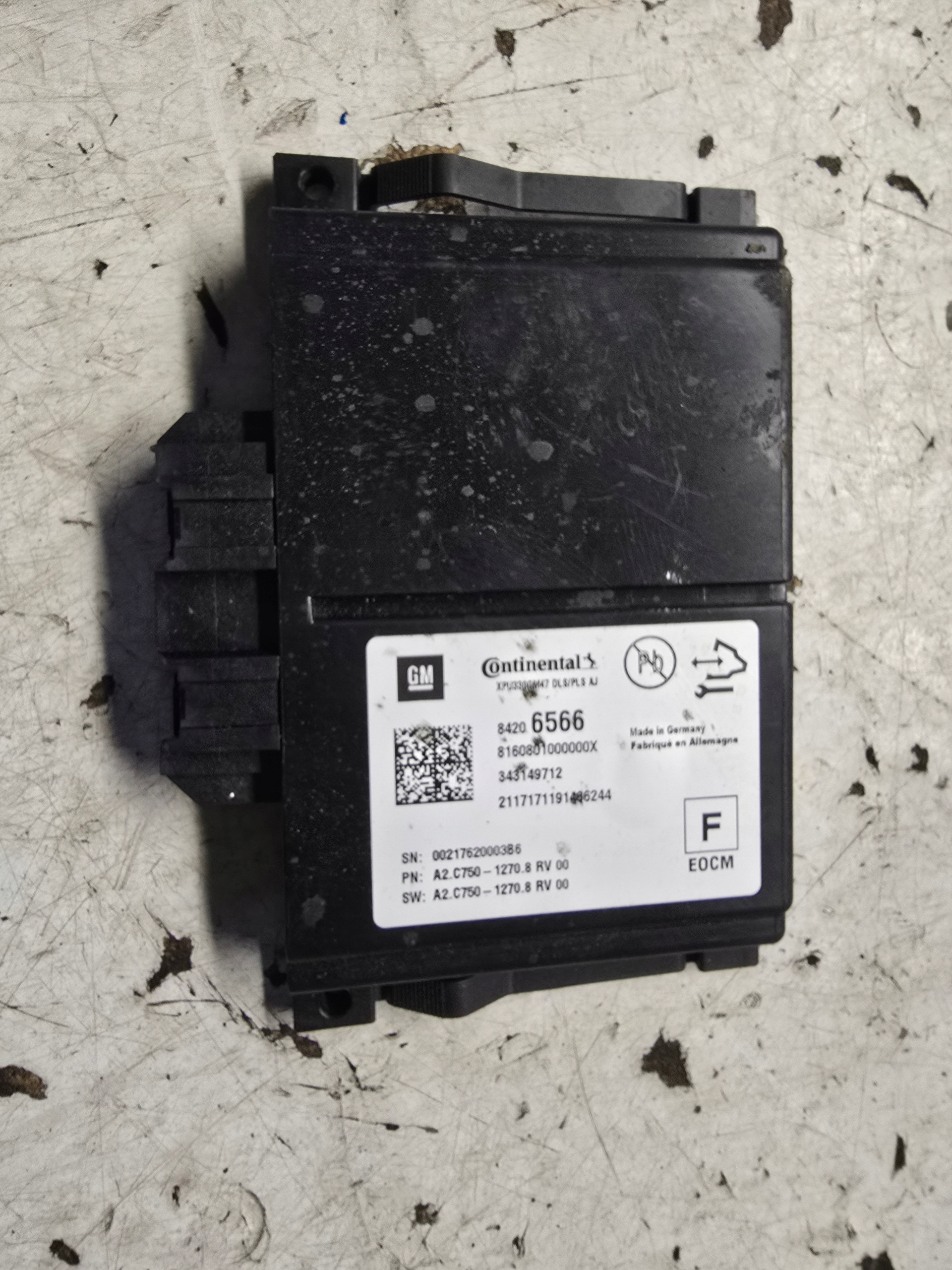 OPEL ASTRA K 5 V modulo Centralina 84206566