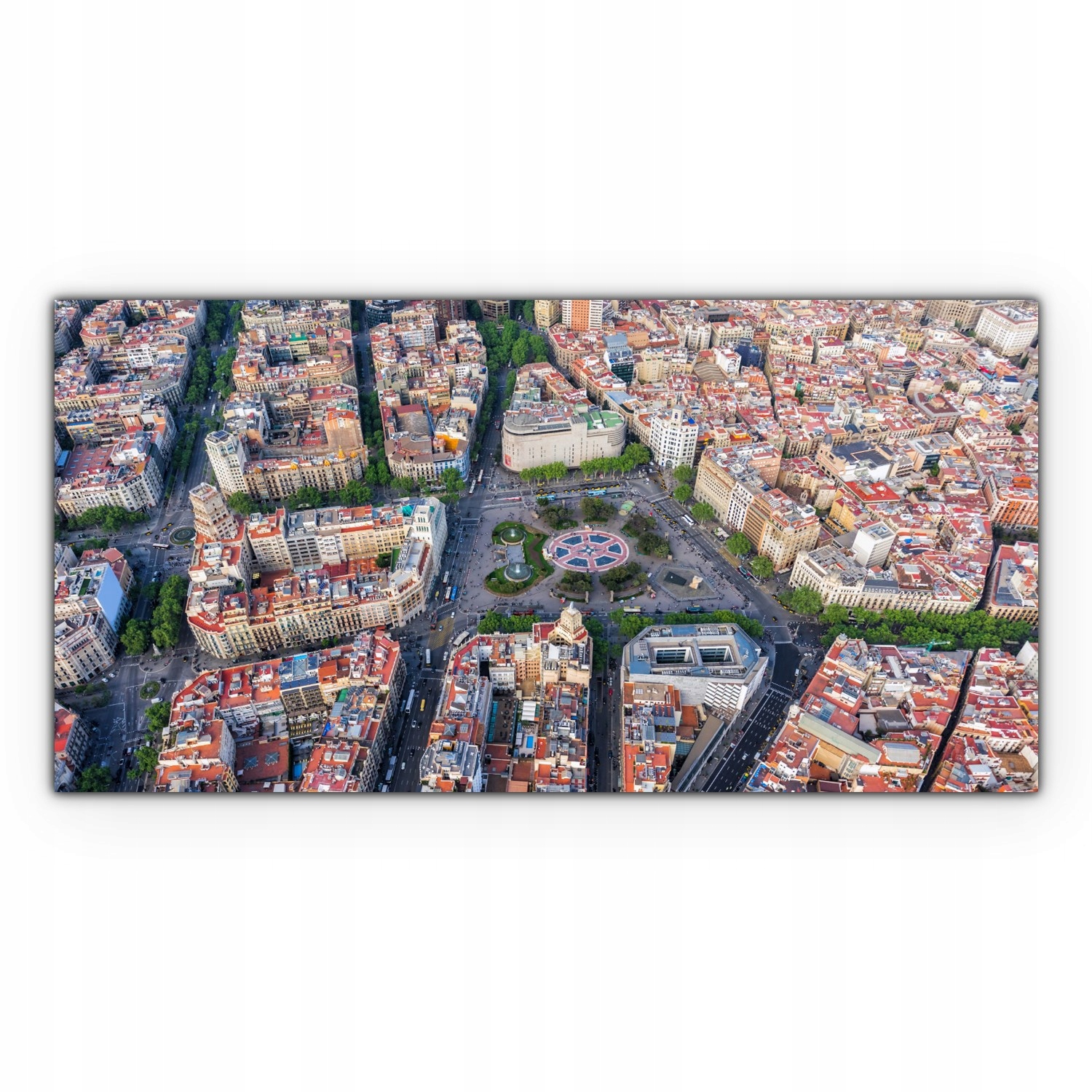 

Canvas płótno do sypialni 120x60 Barcelona Miasto