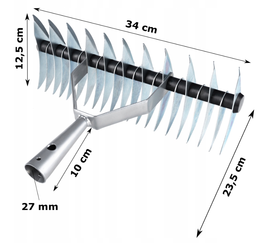 AERATOR DO TRAWY WERTYKULATOR RĘCZNY DO OGRODU 2w1 Rodzaj aerator wertykulator