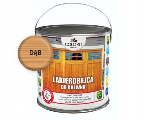 Altax Lakierobejca Do Drewna Colorit 2.5L Dąb