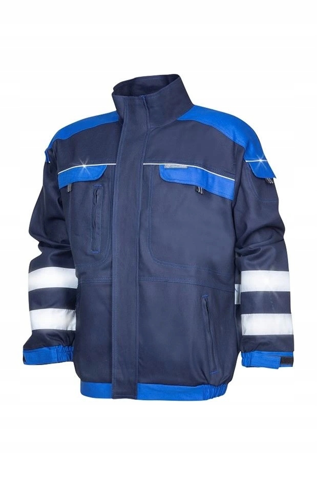 Blůza Ardon Cool Trend s reflex. pruhy modro-modré 4XL