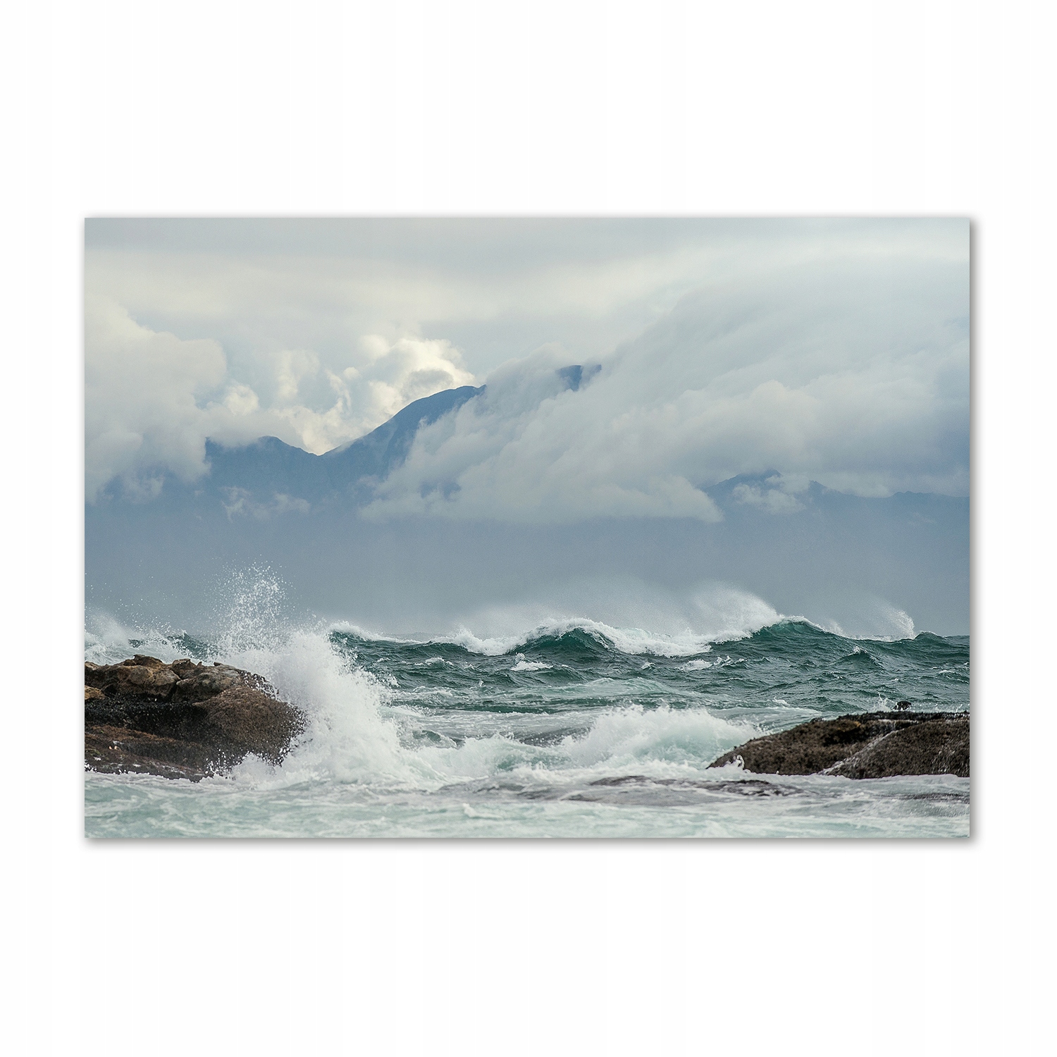 

Foto obraz szkło akryl Wzburzone morze 100x70cm