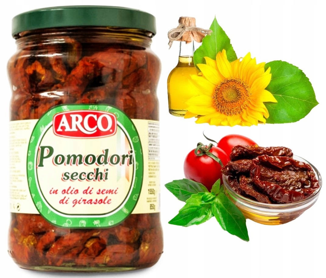 Levně Sušené Rajčata V Oleji A Koření 1550 g !italské Premium! Velká Sklenice