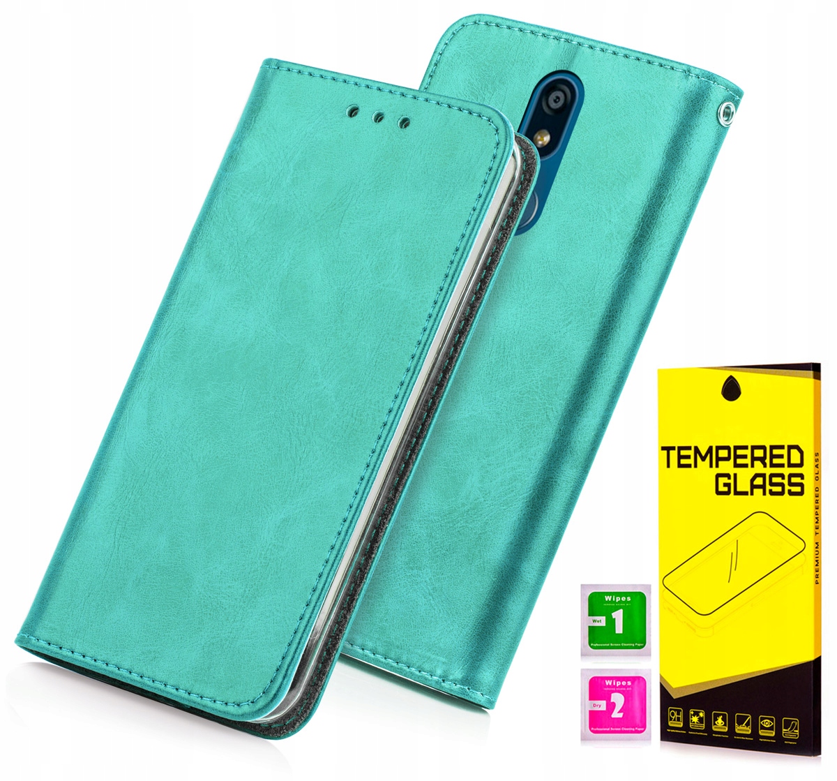

Etui Portfel Blue Moon Do Lg K40 Szkło 9H
