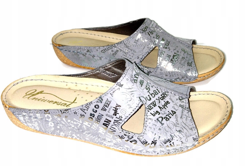 STYLOWE WYGODNE KLAPECZKI SKÓRA MIX KOLORÓW 63-40