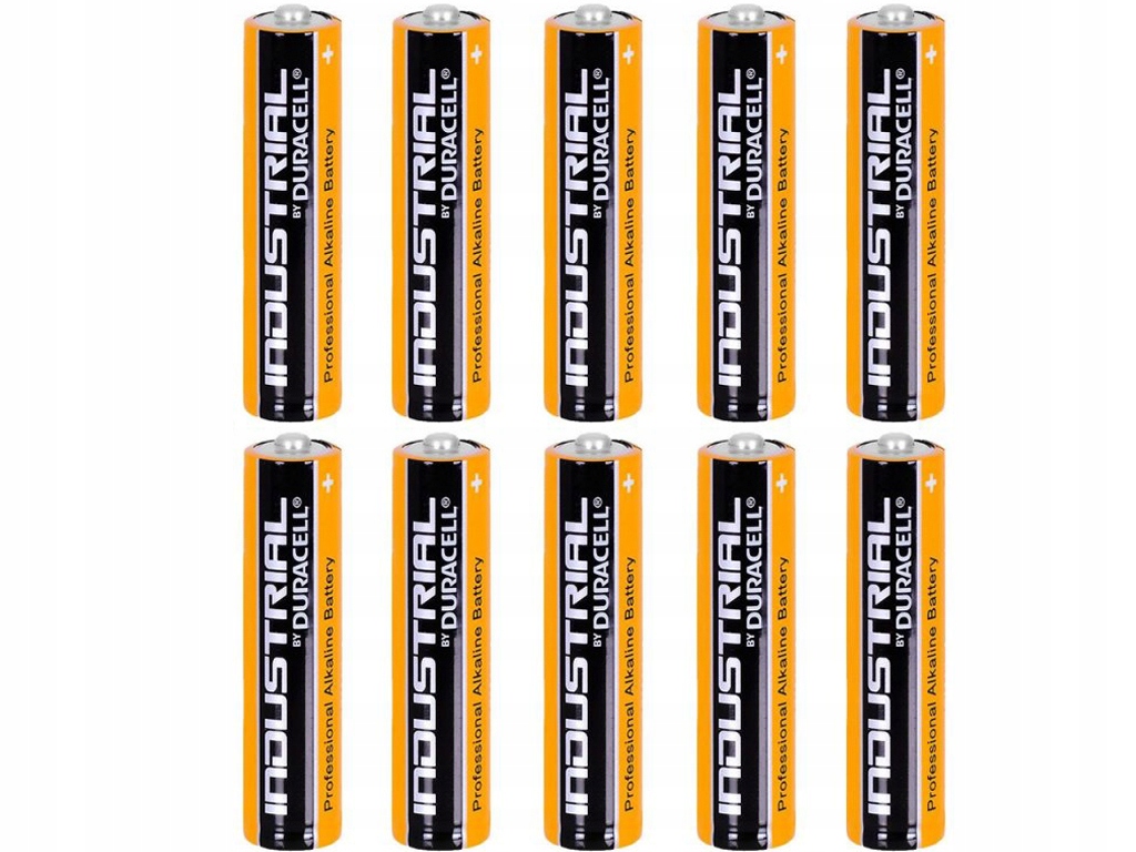 

10x Baterie Duracell Industrial alkaliczne Aaa R3