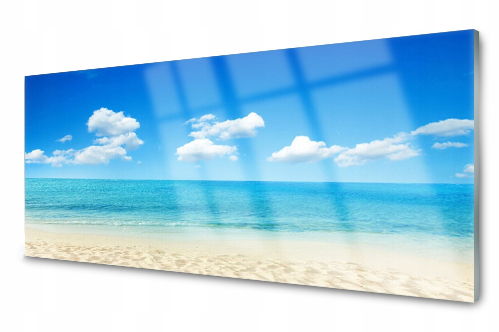 

Panel szklany do kuchni Morze Niebo 125x50