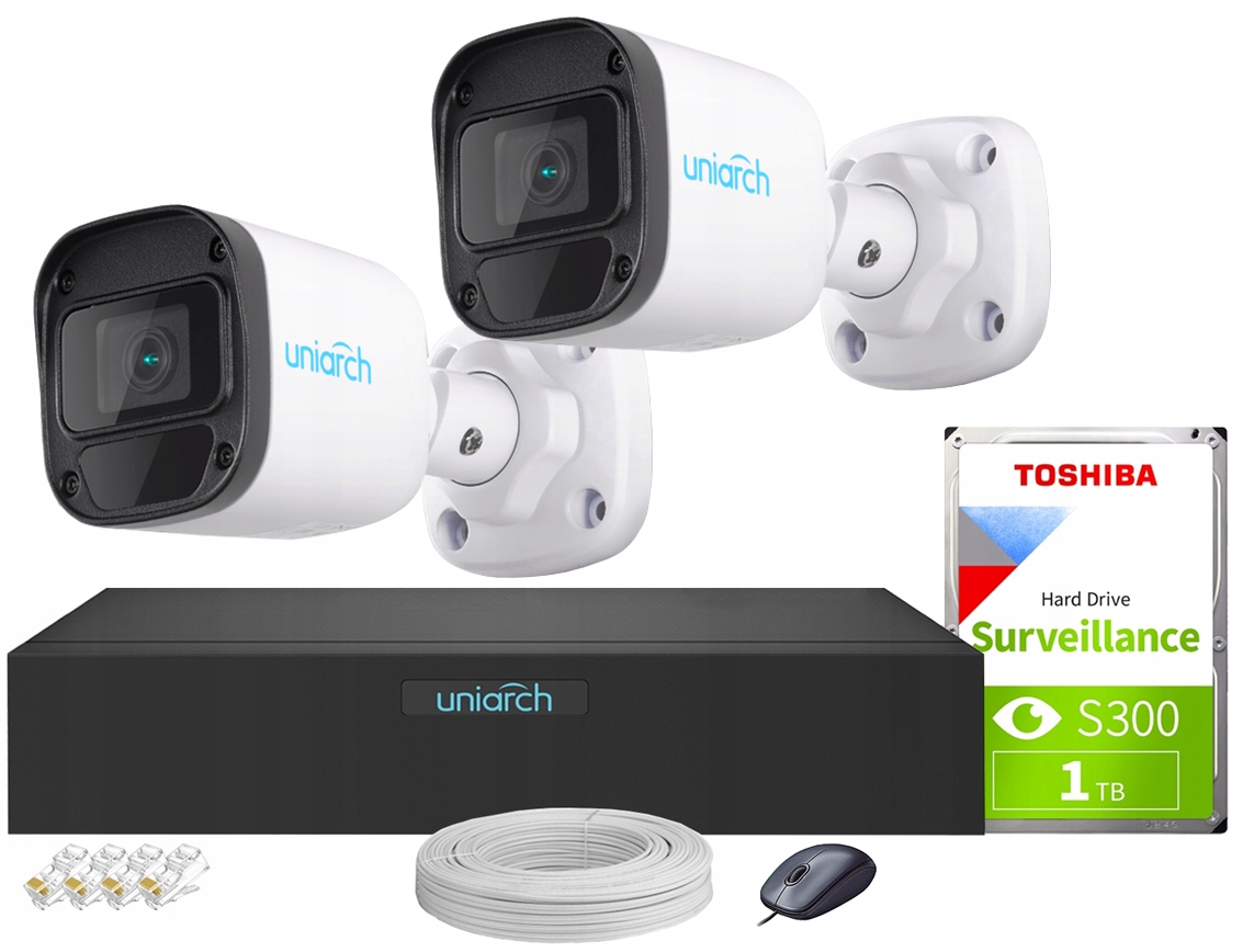 Monitoring Domu IP FullHD 1080p PoE do rozbudowy