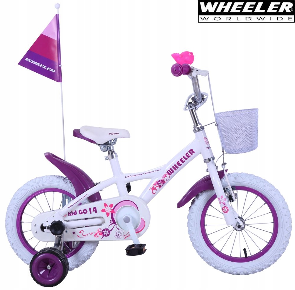 Rower 14 cali Wheeler Go Girl rama Aluminiowa