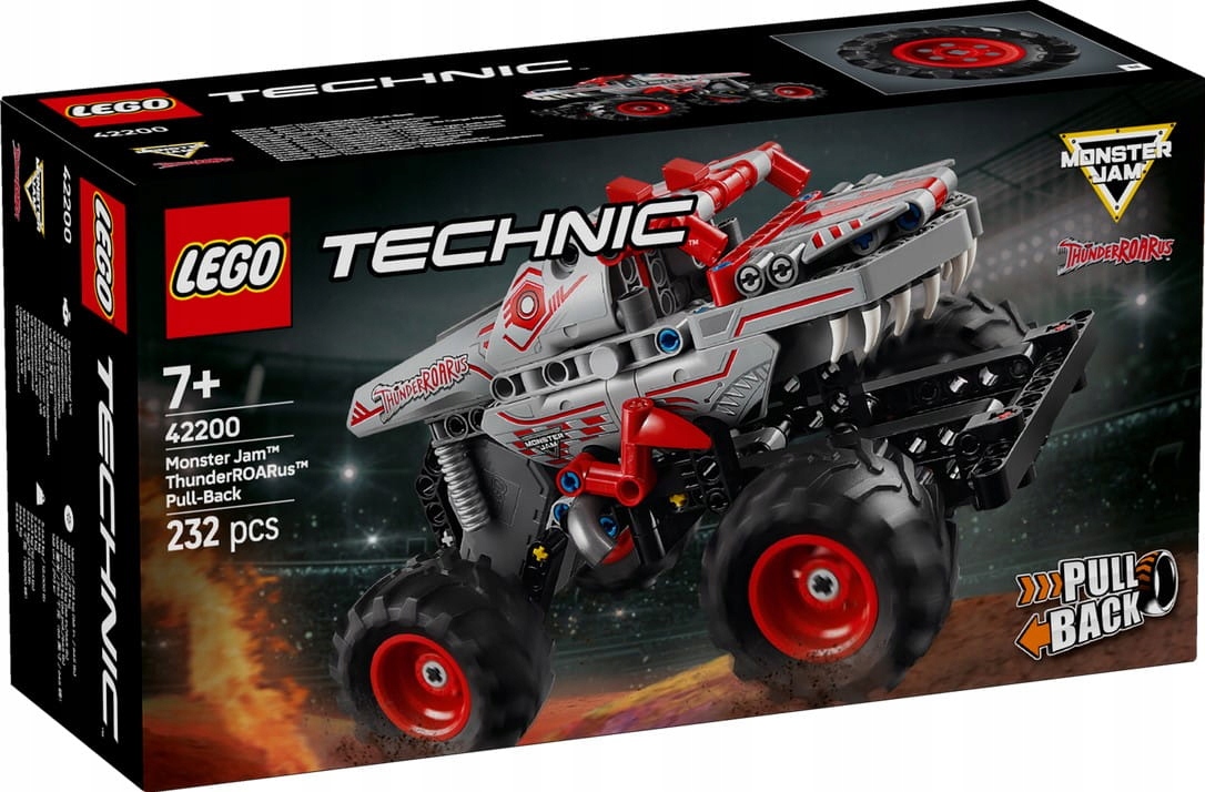 Lego Technic Monster Jam Thunderroarus S Pohonem Typu Pull-back 42200