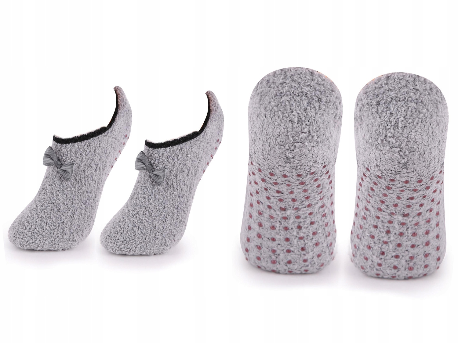 

Ciepłe skarpetki Coozy baletka z kokardką Abs R47