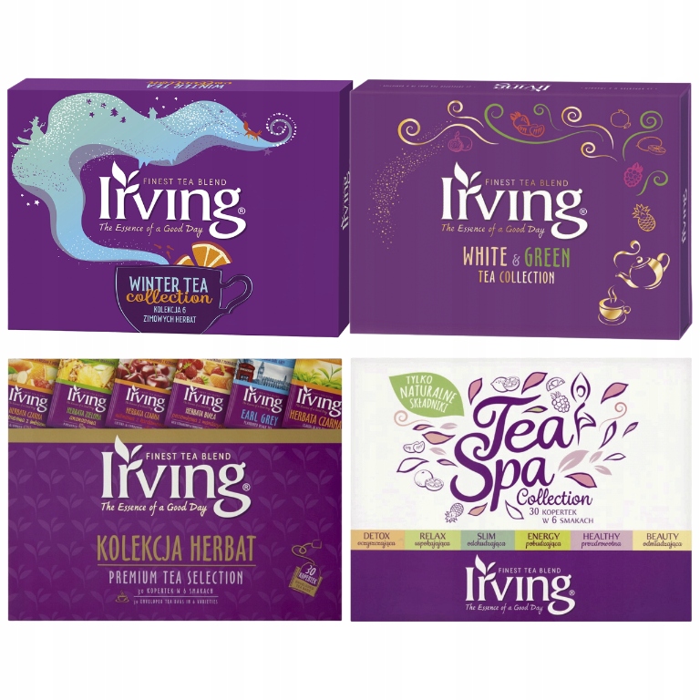 Levně Irving Set 4xKOLEKCE čajů 120 (4x30) obálek