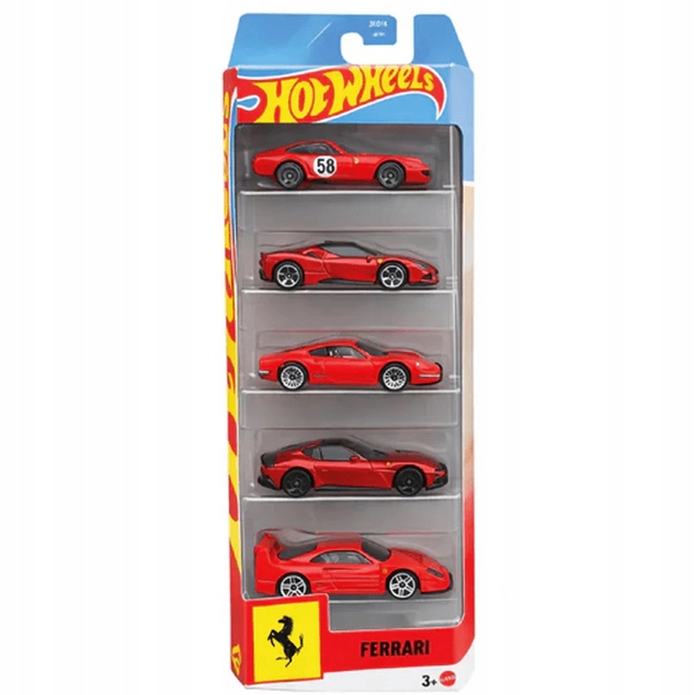 Hot Wheels Ferrari 5-pak JLN12